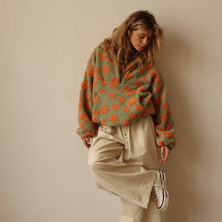 Marilena | Warm Fleece Bloom Jacket
