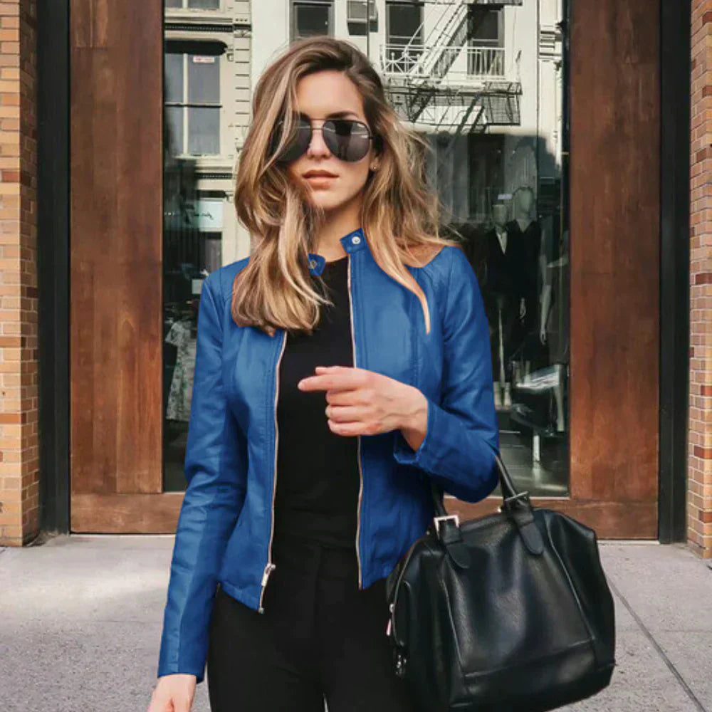 Abigail - Italian Vegan Leather Jacket