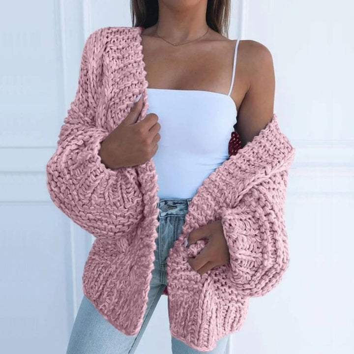 ELEANOR | Thick Pullover, Loose Cardigan