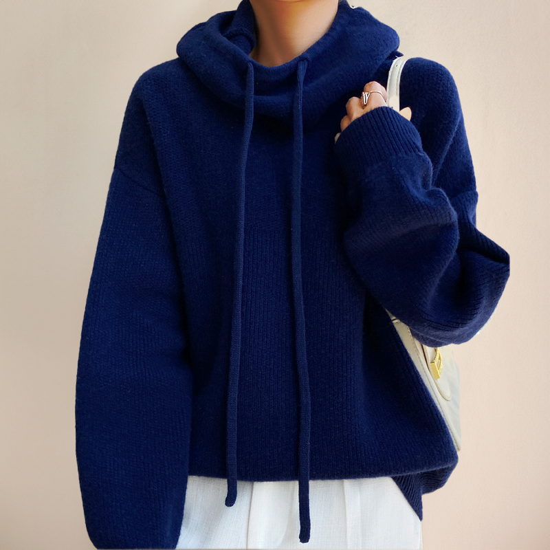 Madalina | Wool Sweater with High Neck