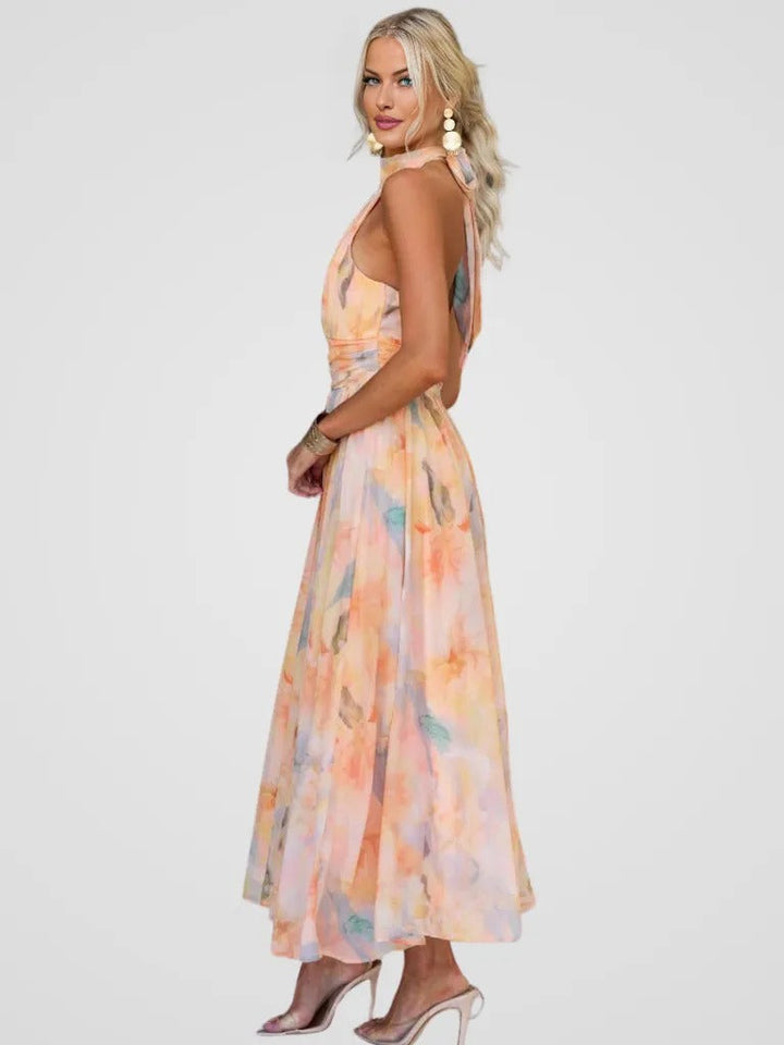 Leana | Floral Midi Dress